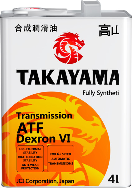 TAKAYAMA Transmission ATF Dextron VI 4л металл