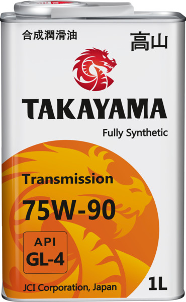 TAKAYAMA Transmission 75W-90 API GL-4 1л металл