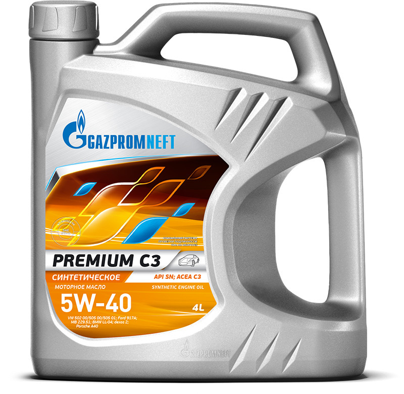 Gazpromneft Premium 5W-40 API SP ACEA C2/C3 4л