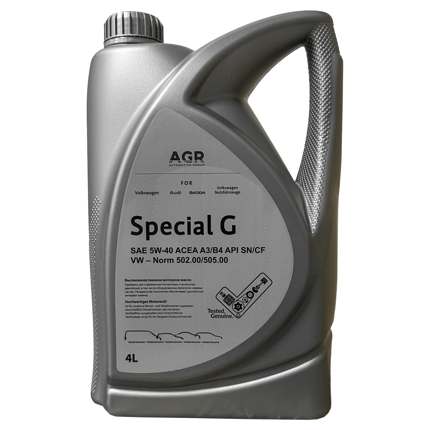 AGR Special G 5W-40 API SN/CF ACEA A3/B4 4л