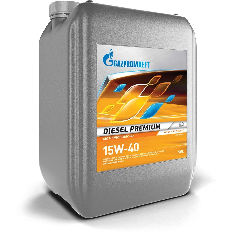 Gazpromneft Diesel Premium 15W-40 API CI-4/SL ACEA Е7 50л