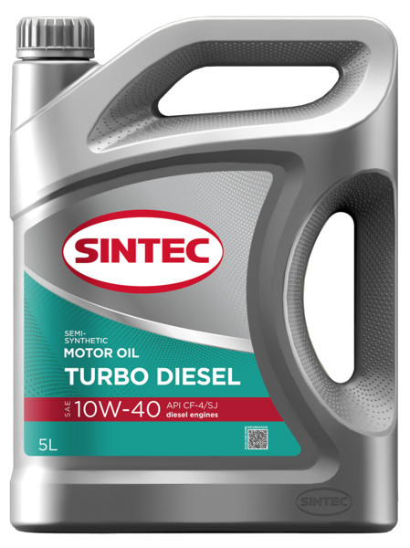 Sintec Turbo Diesel SAE 10W-40 API CF-4/CF/SJ 5л