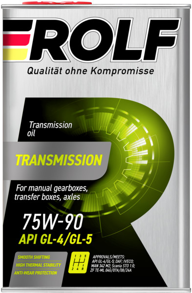 ROLF Transmission SAE 75W-90 API GL-4/GL-5 4л