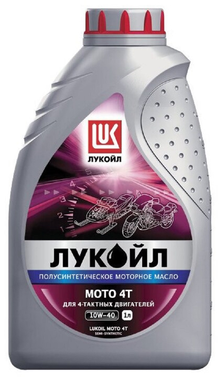 Лукойл МОТО 4Т 10W-40, API SL 1л