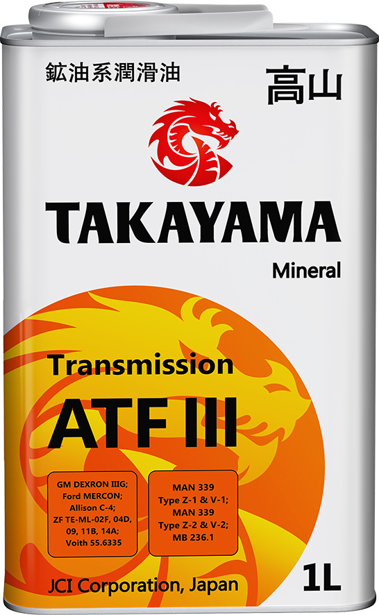 TAKAYAMA Transmission ATF lll 1л металл