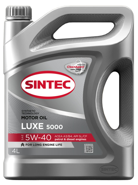 Sintec LUXE 5000 SAE 5W-40 API SL/CF 4л