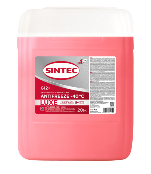 Антифриз Sintec Luxe G12+ red -40 20кг