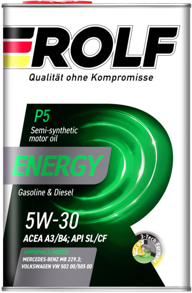 ROLF Energy 5W-30 API SL/CF ACEA A3/B4 4л