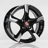 YOUR WHEELS E21 5.5x13/4x98 ET35 D58.6 BKF