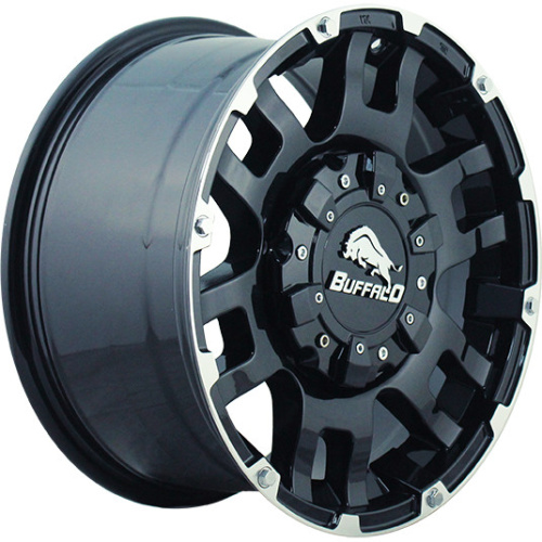 BUFFALO BW-004 9x20/6x139.7 ET0 D106.3 Gloss-Black-Machined-Face