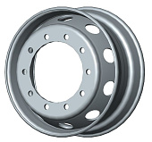 Колесо дисковое SRW(TOPU) 8.25x22.5 10x335 ET165 D281 T13 Silver