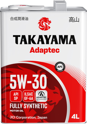 TAKAYAMA Adaptec SAE 5W-30 API SP ILSAC GF-6A 4л металл