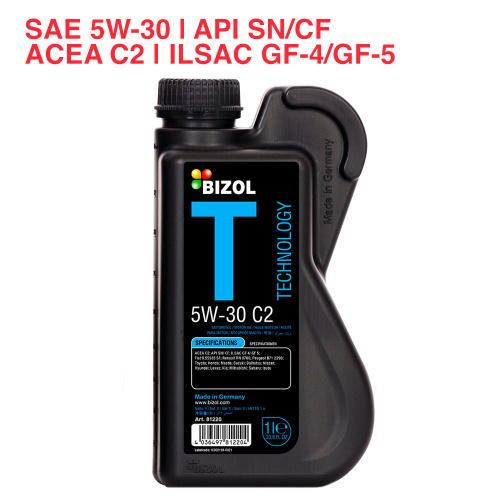 BIZOL Technology 5W-30 API SN/CF, ACEA C2, ILSAC GF-4/GF-5 1л