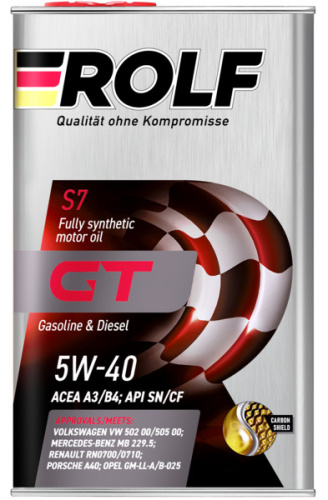 ROLF GT SAE 5W-40 API SN/CF ACEA A3/B4 1л