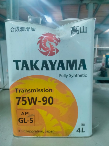 TAKAYAMA Transmission 75W-90 API GL-5 4л металл*(Дефект упаковки)