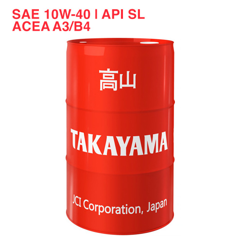 TAKAYAMA SAE 10W-40 API SL ACEA A3/B4 60л бочка