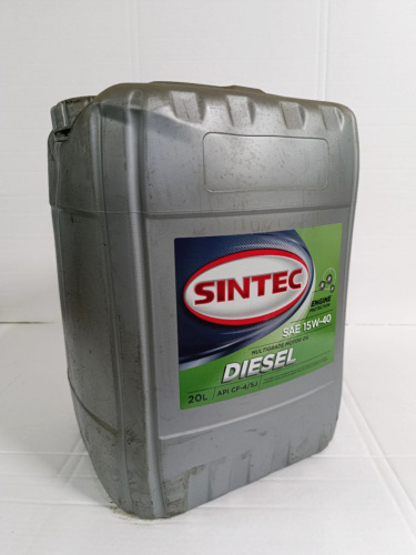 Sintec Diesel SAE 15W-40 API CF-4/CF/SJ 20л*(Дефект упаковки)