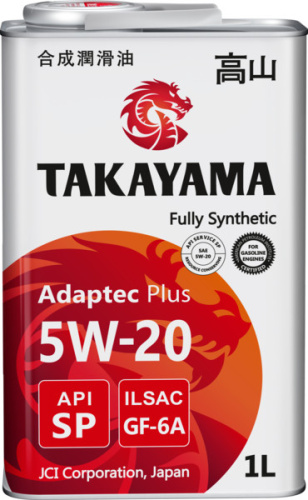 TAKAYAMA Adaptec Plus SAE 5W-20 API SP ILSAC GF-6 1л металл