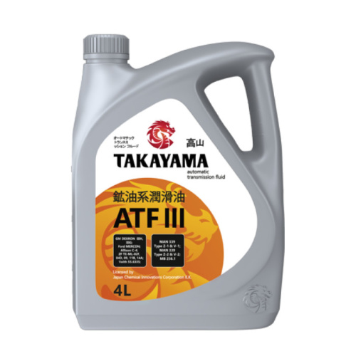 TAKAYAMA ATF lll 4л пластик