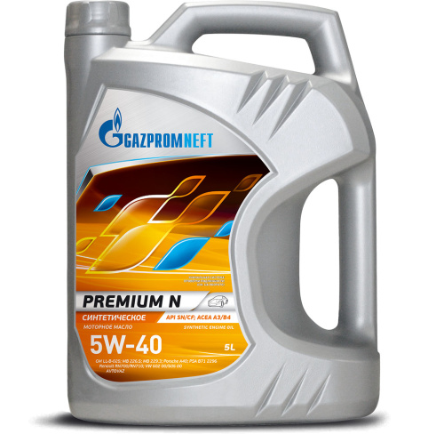 Gazpromneft Premium N 5W-40 API SN ACEA A3/B4 5л