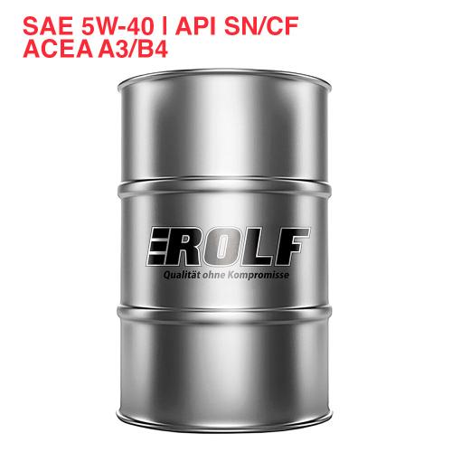 ROLF GT SAE 5W-40 API SN/CF ACEA A3/B4 60л бочка