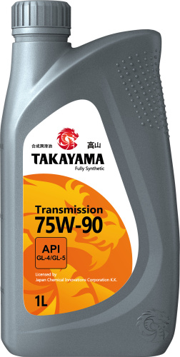 TAKAYAMA Transmission SAE 75W-90 API GL-4/GL-5 1л пластик